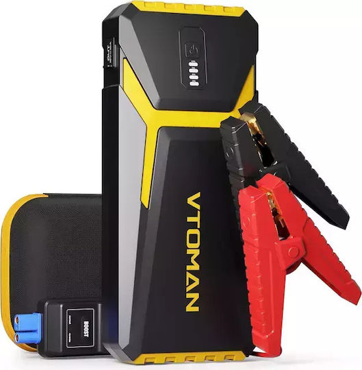 V10PRO Φορητός Εκκινητής-Φορτιστής Μπαταρίας Αυτοκινήτου με Power Bank