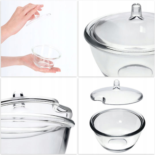 Kadax Zaharniță de Servire Sticlă Transparent 1buc