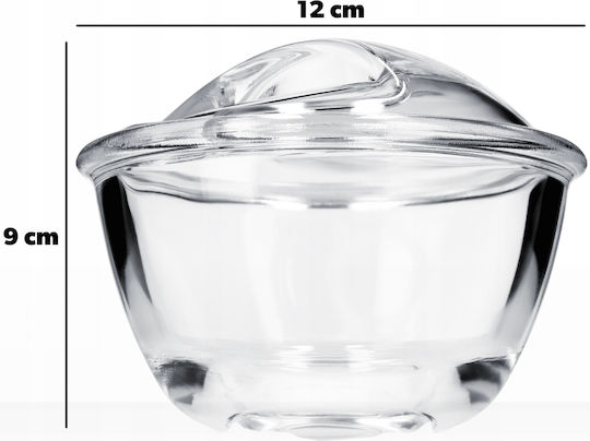 Kadax Zaharniță de Servire Sticlă Transparent 1buc
