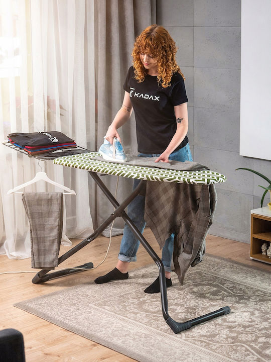 Kadax Ironing Board for Steam Iron Foldable 120x42cm
