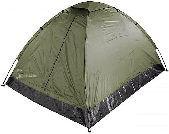 Mil-Tec Standard Summer Camping Tent Igloo Khaki for 2 People 205x145x100cm