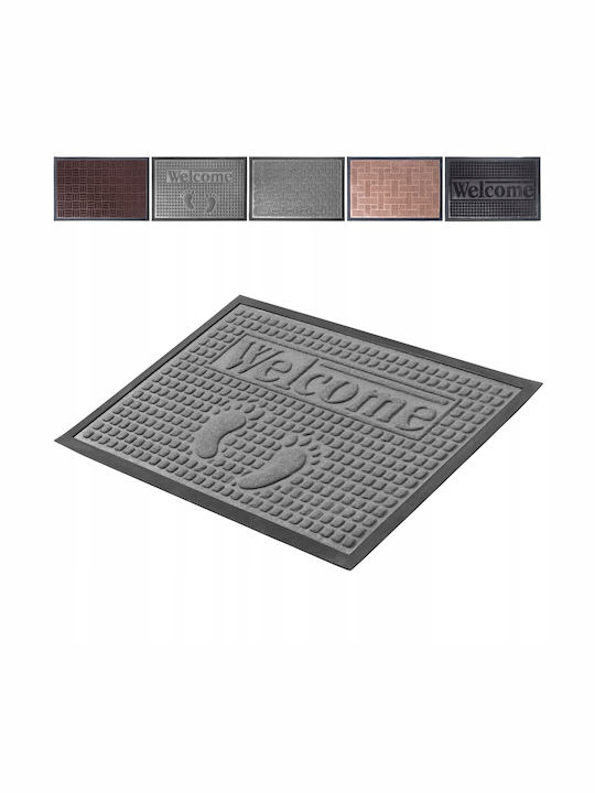 Kadax Entrance Mat made of Rubber Gray 40x60cm