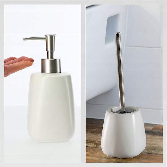 Kadax Set Accesorii Pentru Baie Ceramic Alb