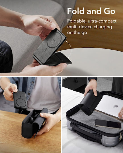 ESR Wireless Charger Qi2 15W Blacks (HaloLock Qi2)
