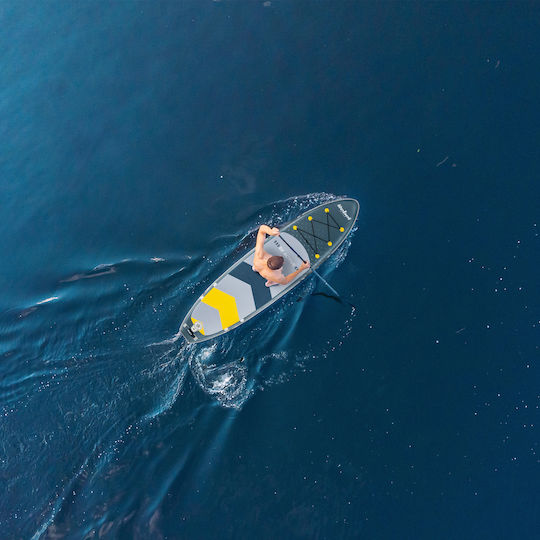 Φουσκωτή Σανίδα SUP / Kayak με Μήκος 3.5m Γκρι