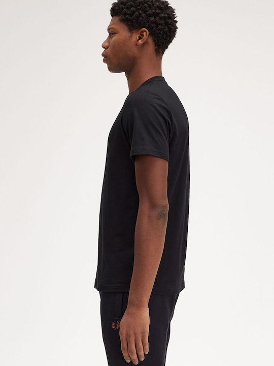 Fred Perry Embroidered T-shirt BLACK