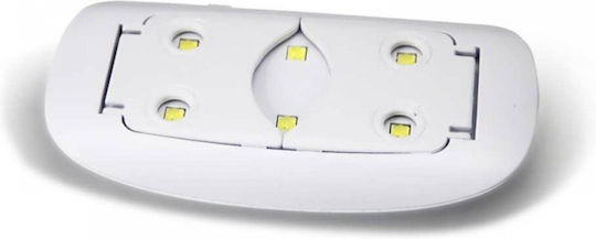 Sun Mini Επαναφορτιζόμενο Φουρνάκι Νυχιών UV / LED 6W Ροζ