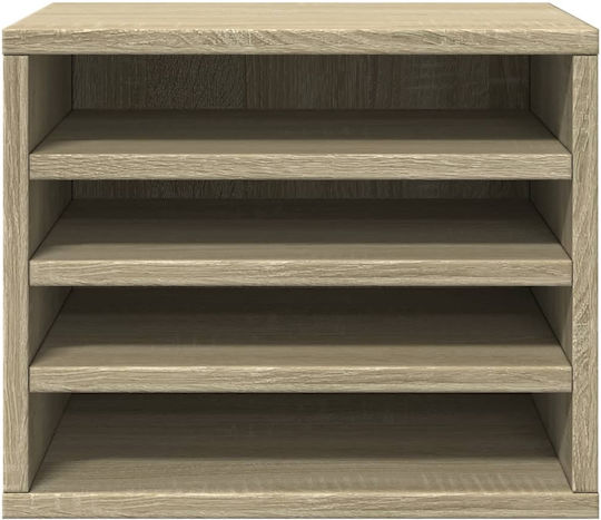 Ξύλινη Θήκη Χαρτιών σε Καφέ Χρώμα 26x29.5x36εκ. 1τμχ