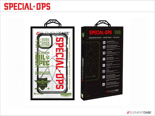 Element Special Ops X5 Umschlag Rückseite Transparent (iPhone 14)