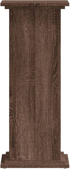 vidaXL Pflanzenständer Holz Braun 33cmx33cmx80cmcm.