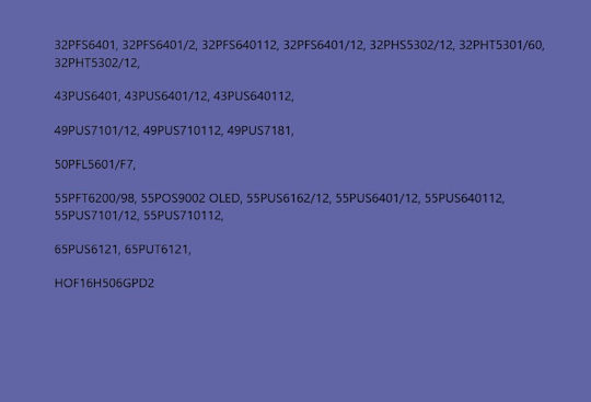 Philips Kompatibel Fernbedienung für Τηλεοράσεις Philips