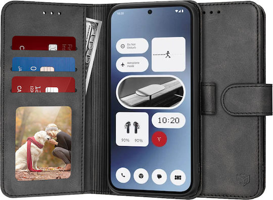 Techsuit Book Silicon Negru (Nimic Telefon (2a))