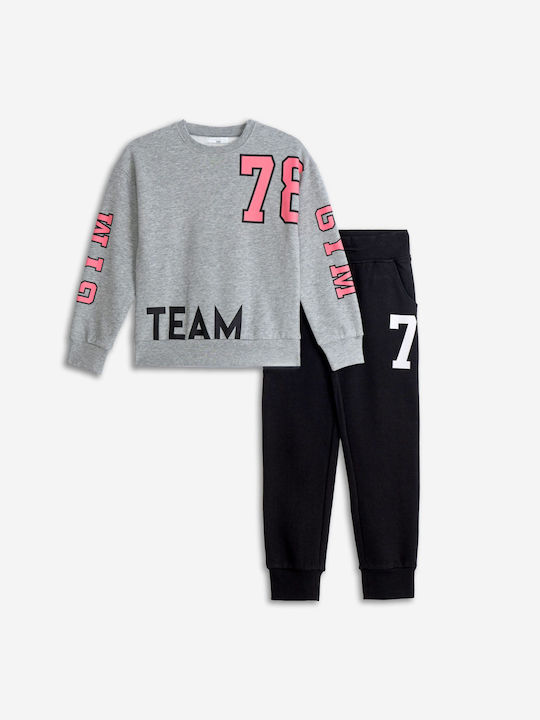 Funky Kids Sweatpants Set Gray 2pcs