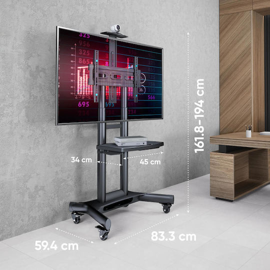 Onkron TV Mount Floor up to 70" and 45kg Black
