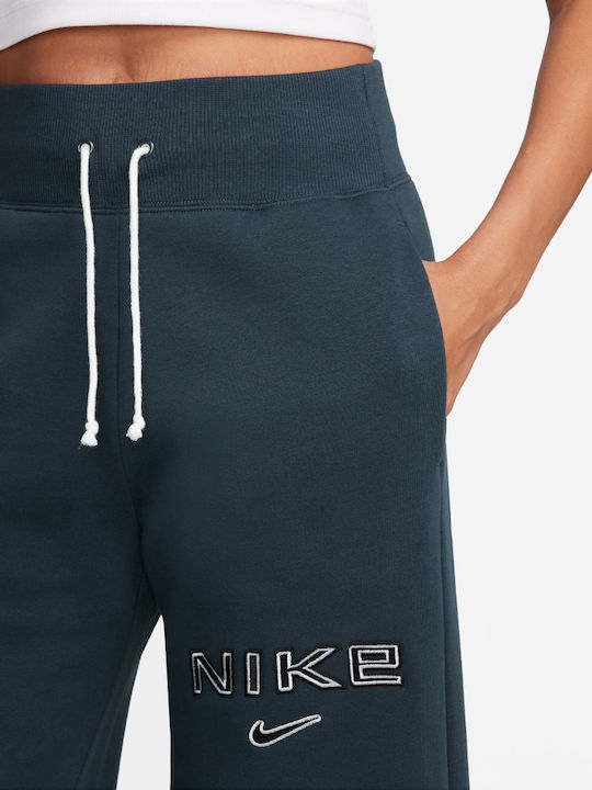 Nike Pantaloni de trening pentru femei Blue Fleece