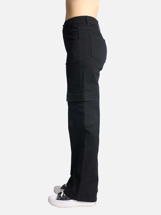 Paco & Co Herrenhose Cargo Schwarz