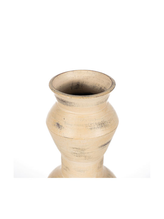 S Line Decorative Vase Beige