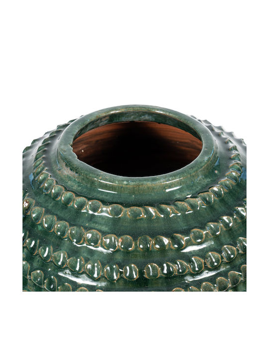 S Line Decorative Vase Green 38x35cm