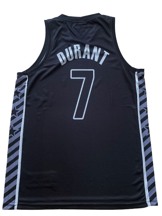 Basketball Jersey Nets S23/24 Durant Black White Balón De Oro Unisex Bj205