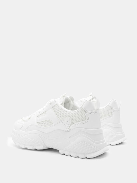 Luigi Chunky Sneakers White