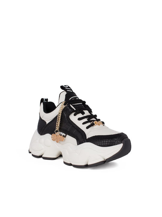 Buffalo Binary Sneakers Blk / Wht