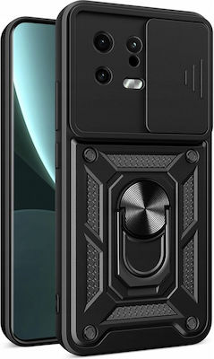 Techsuit CamShield Series Umschlag Rückseite Kunststoff / Silikon Schwarz (Xiaomi 13) KF2313054