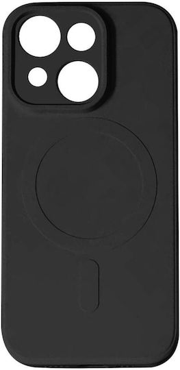 Umschlag Rückseite Silikon 2mm Schwarz (iPhone 15 Plus / 16 Plus)