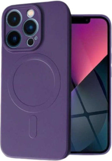 Tel Protect Umschlag Rückseite Silikon 2mm Lila (iPhone 15 Pro)