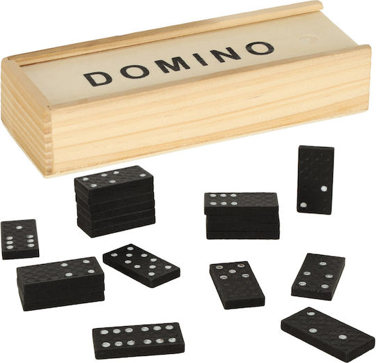 Board Game Wooden Domino Blocks for 1+ Players 6+ Years Old ikonka