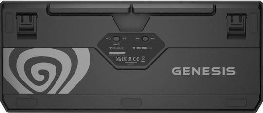 Genesis Thor 230 Ασύρματο Gaming Μηχανικό Πληκτρολόγιο Tenkeyless με Outemu Red διακόπτες και RGB φωτισμό (Αγγλικό US)