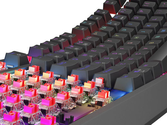 Genesis Thor 230 Ασύρματο Gaming Μηχανικό Πληκτρολόγιο Tenkeyless με Outemu Red διακόπτες και RGB φωτισμό (Αγγλικό US)