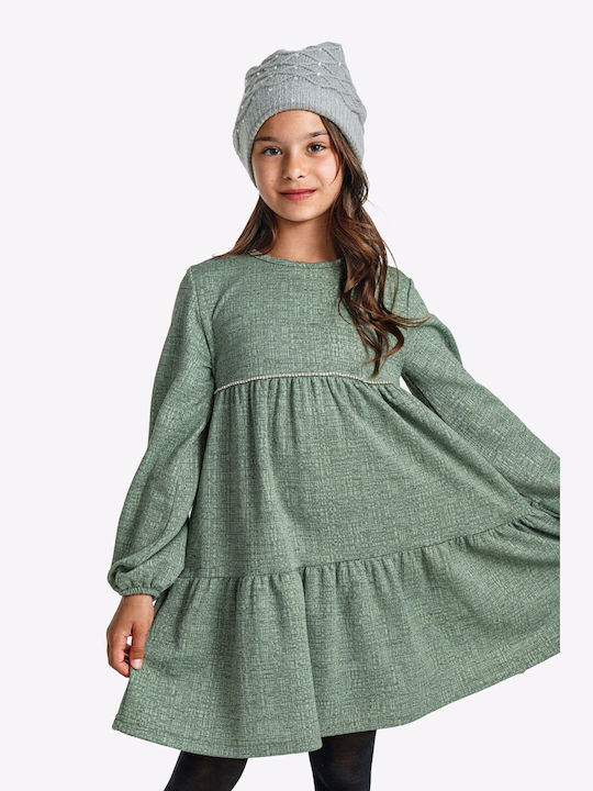 Funky Children's Dress Green