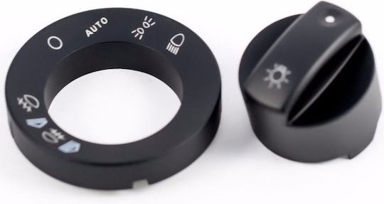 Buton schimbător viteze pentru Audi A4 2000-2007 Negru