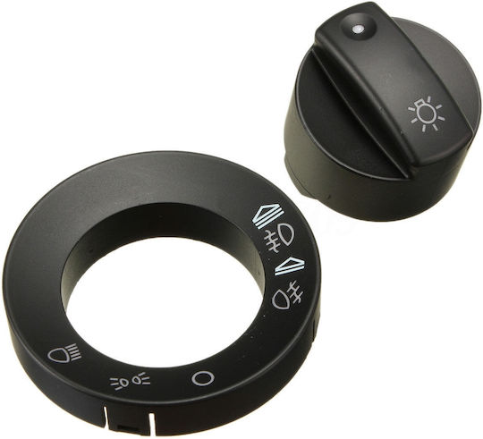 Buton schimbător viteze pentru Audi A4 2000-2007 Negru