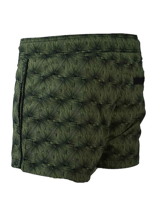 Men's Swimwear Bermuda Khaki with Patterns