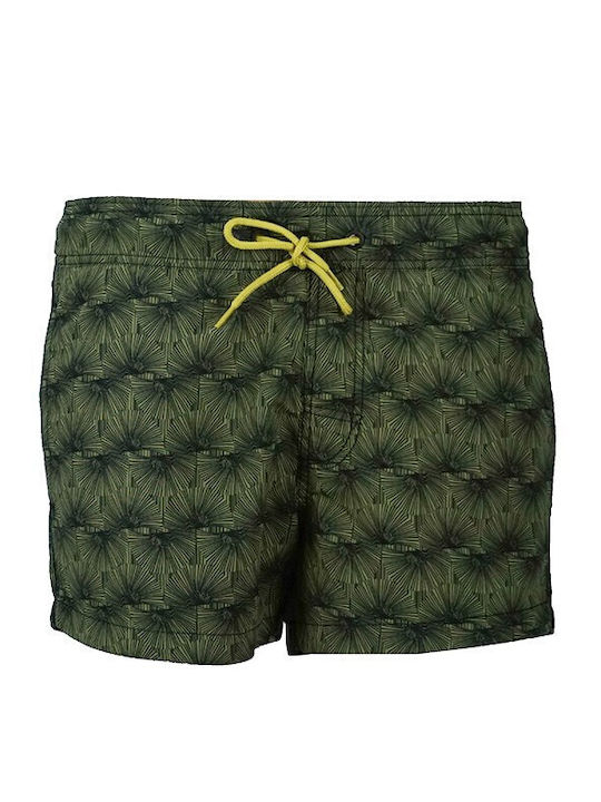 Men's Swimwear Bermuda Khaki with Patterns