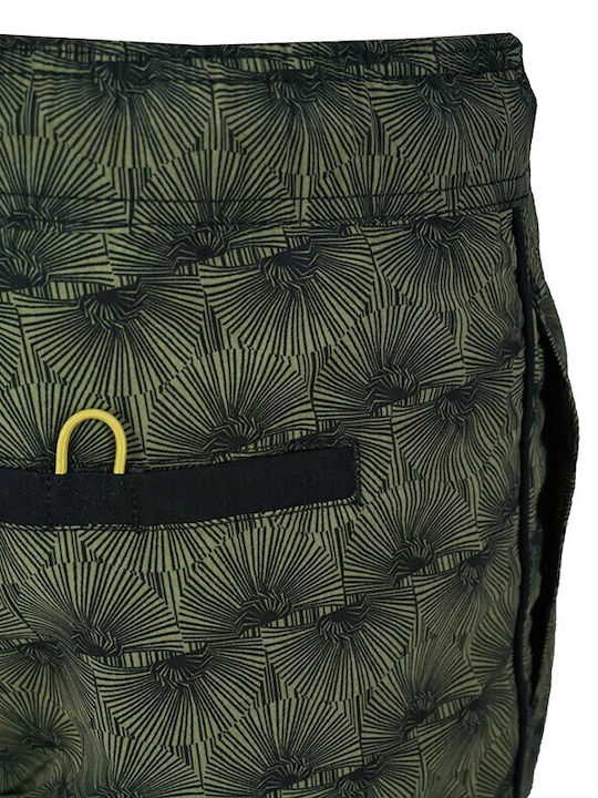 Men's Swimwear Bermuda Khaki with Patterns