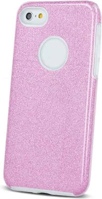 Glitter 3in1 Silicone / Plastic Back Cover Pink (Redmi Note 10 5G / Poco M3 Pro)