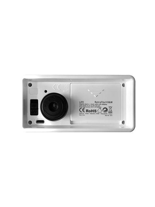 Life Retroflip Ii Επιτραπέζιο Ψηφιακό Ρολόι με Ξυπνητήρι 221-0416