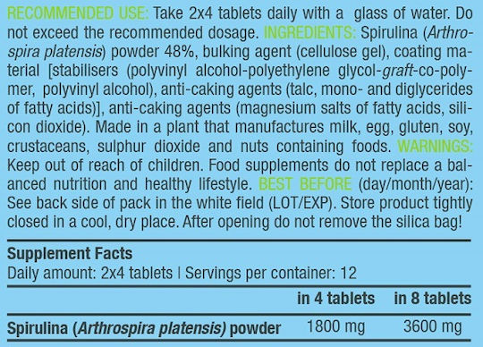 Biotech USA Spirulina 100 ταμπλέτες