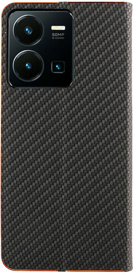Idol 1991 Elite Book Piele artificială Negru (VIVO Y22, VIVO Y22s)