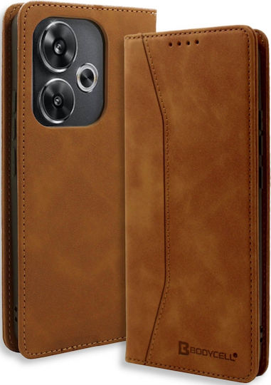 Bodycell Book Piele artificială / Piele Maro (Xiaomi Poco F6 5G)