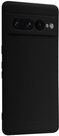 Crong Color Back Cover Σιλικόνης / Πλαστικό Μαύρο (Google Pixel 7 Pro)