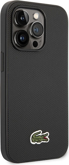 Lacoste Iconic Petit Pique Magsafe Back Cover Πλαστικό Μαύρο (iPhone 14 Pro)