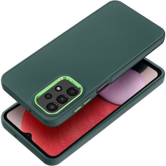 Forcell Frame Back Cover Silicone / Plastic Green (Galaxy A13 4G)