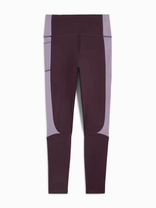 Evostripe Tights Schulung Frauen Lang Leggings Burgundisch