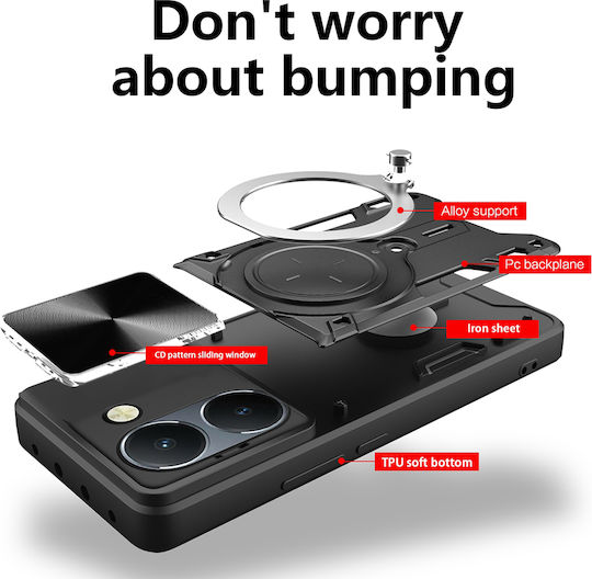 Techsuit Camguard Back Cover Σιλικόνης Κόκκινο (Honor 200)