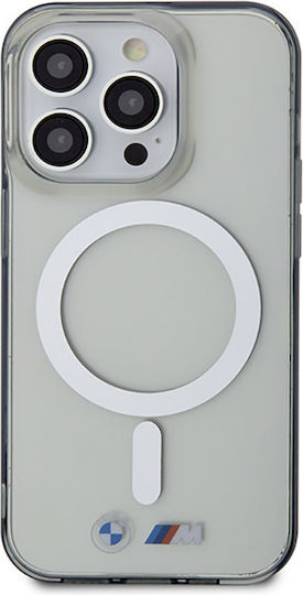 BMW Silver Ring Magsafe Back Cover Silicone Silver (iPhone 14 Pro)