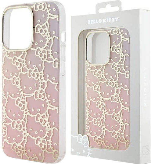 Hello Kitty Задна корица Пластмаса Розов (iPhone 15 Pro)