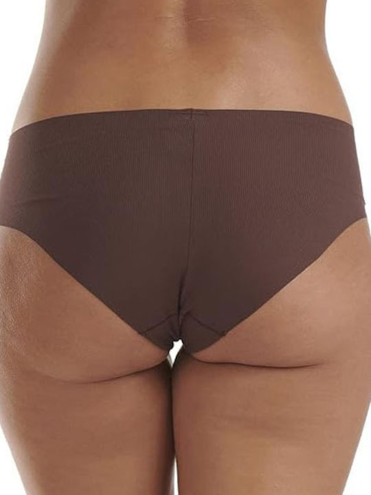 Cheeky Hipster Damen Slip Braun